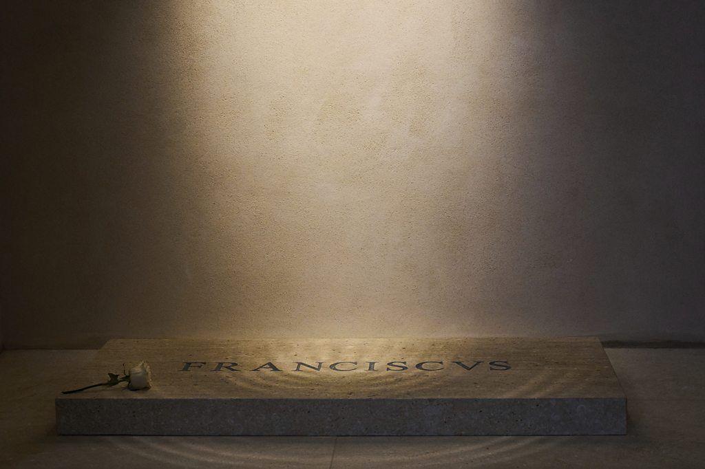 Túmulo do papa Francisco na basílica de Santa Maria Maggiore, em Roma (Itália)