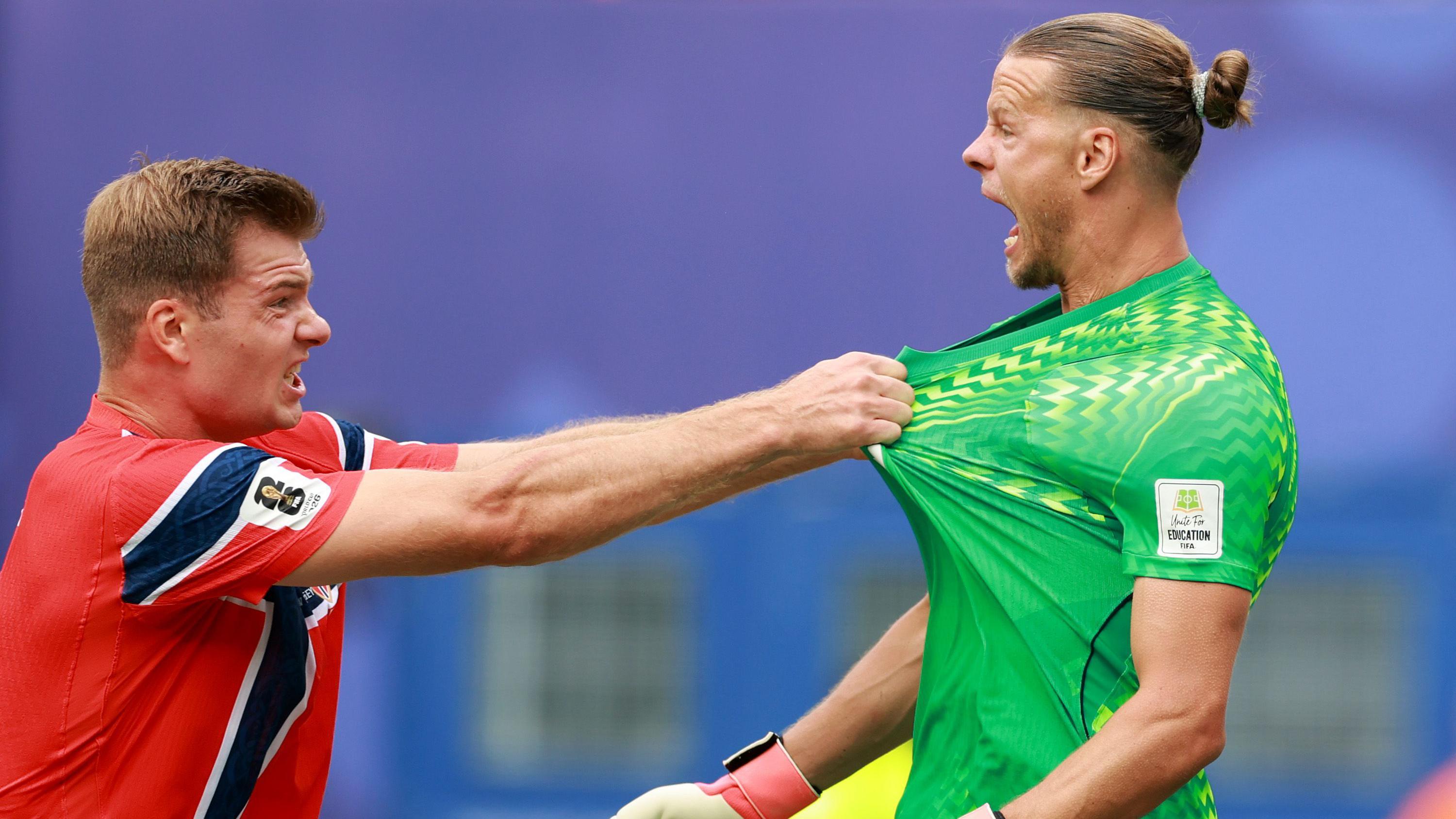 Guimaraes has VAR-awarded penalty saved for Brazil against Norway in last 16