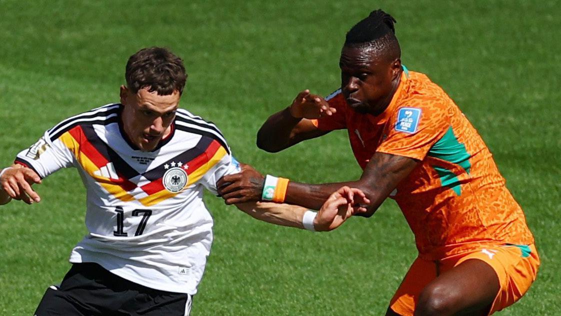 Germany on top but still goalless with Ivory Coast