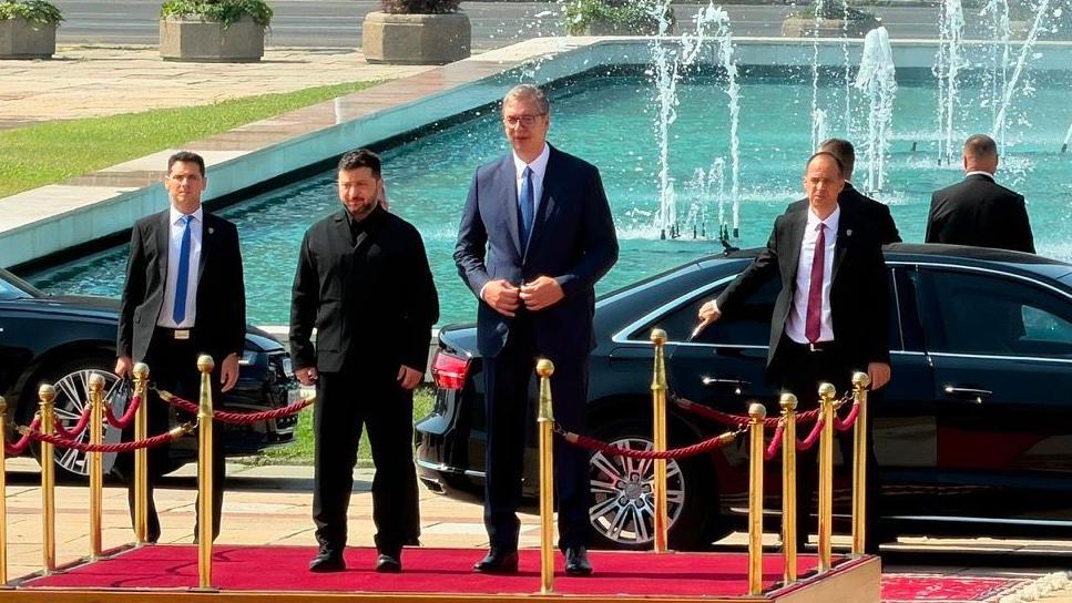 Aleksandar Vučić i Vladimir Zelenski u Beogradu