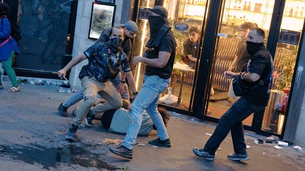 Hundreds arrested and dozens of police injured after Champions League riots in France