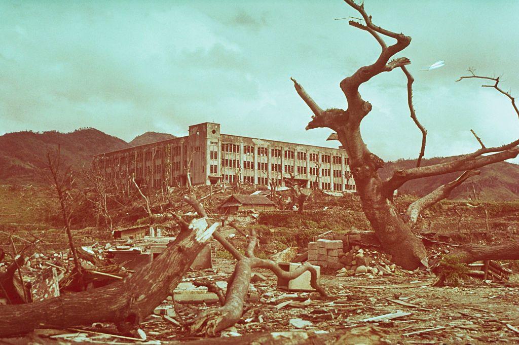 Devastación que dejó la bomba atómica en Hiroshima, Japón