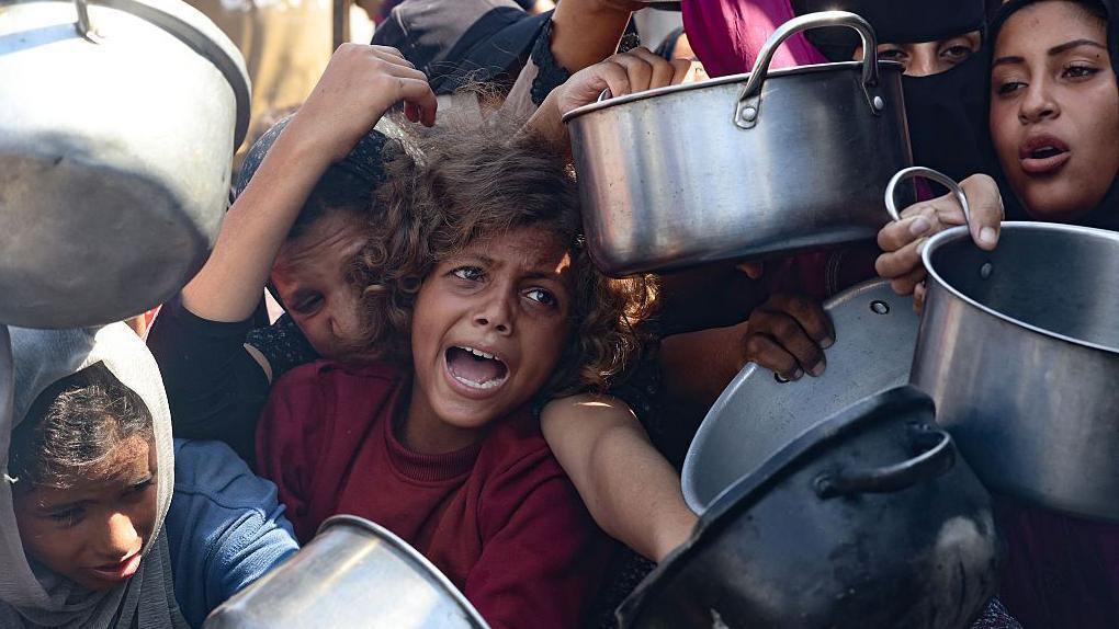 Niños en Gaza.
