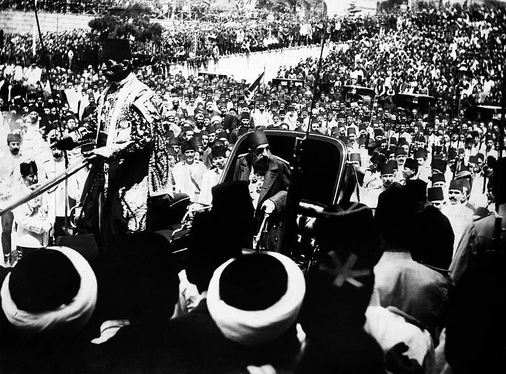 السلطان عبد الحميد الثاني 1908.