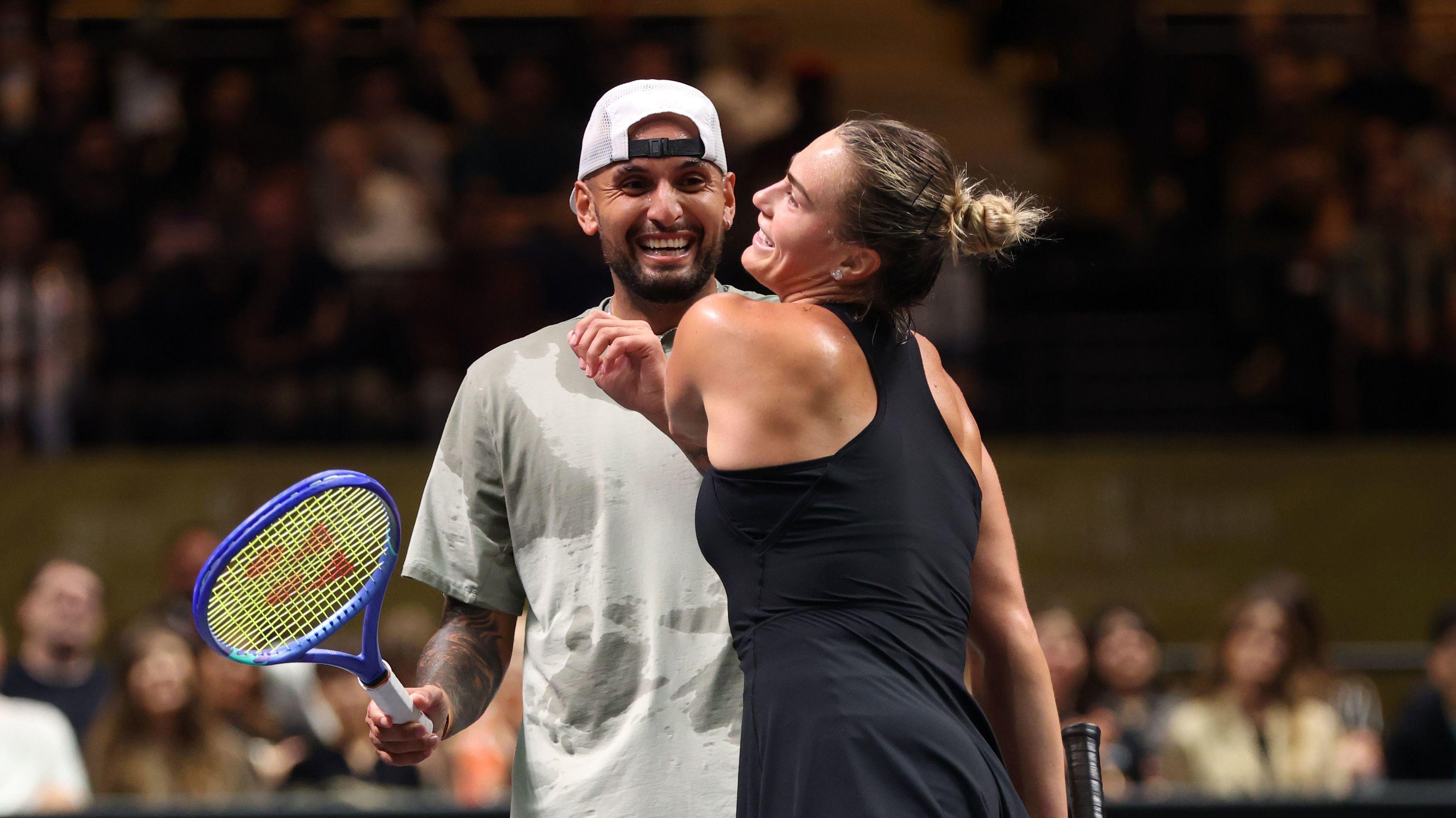 Kyrgios defeats Sabalenka in straight sets in Battle of the Sexes - reaction