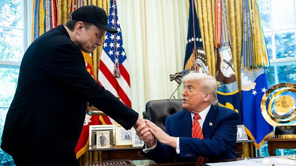 In Oval Office farewell, Trump says Elon Musk is not really leaving 