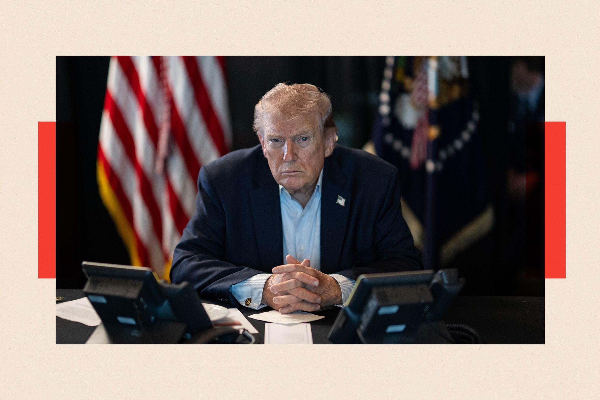 Donald Tramp za stolon