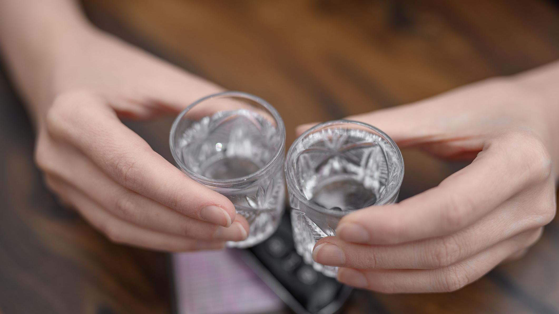 Copos de álcool