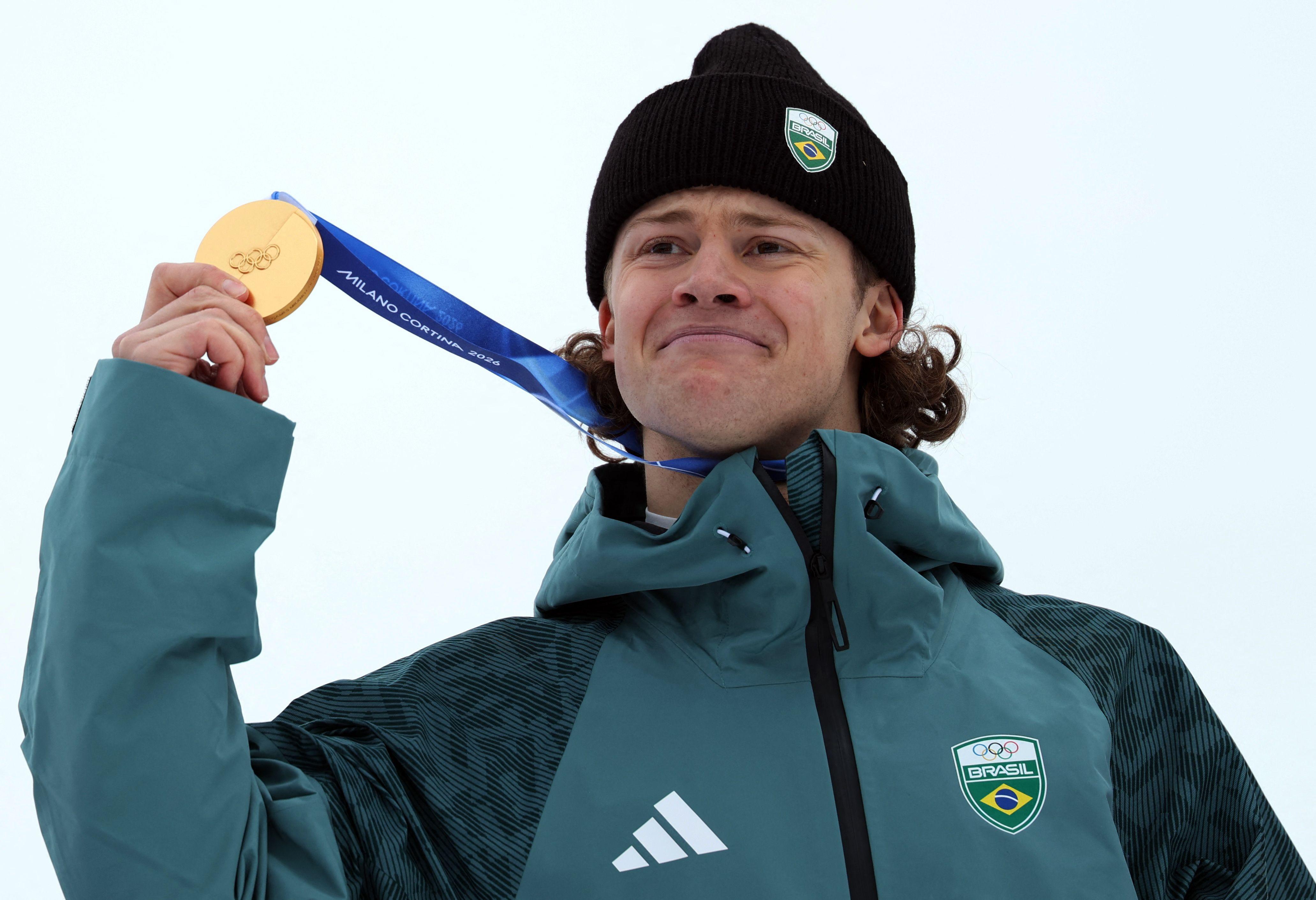 lukaš pinjeiro braten osvajač zlatne olimpijske medalje u veleslalomu