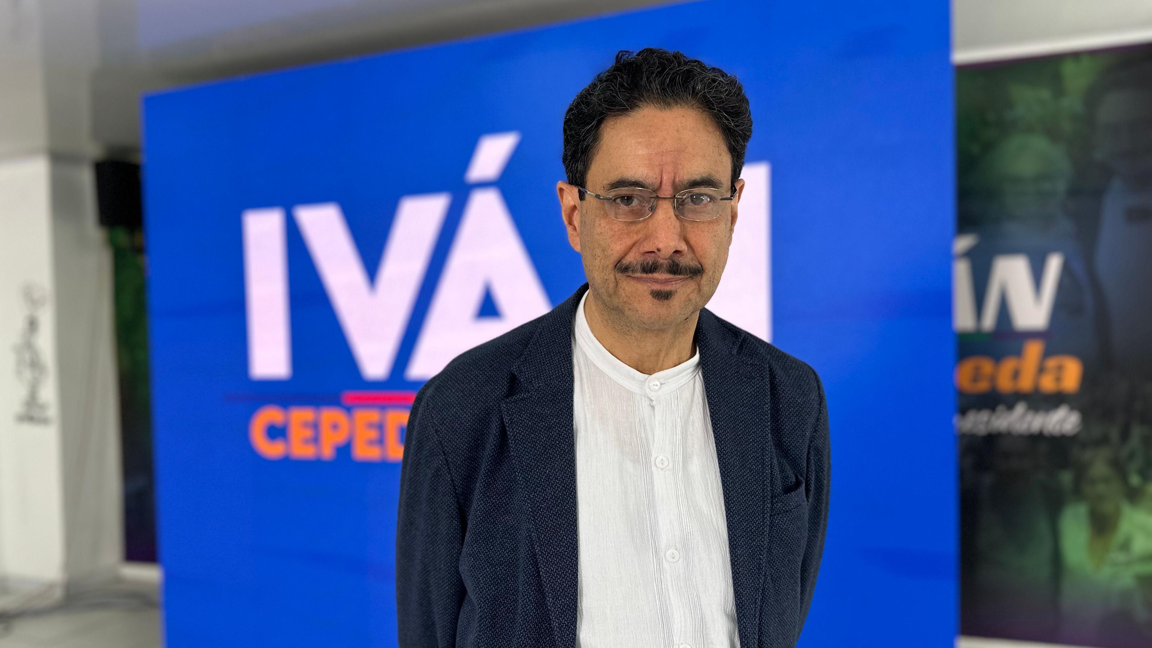 Iván Cepeda, durante una entrevista reciente con BBC Mundo. 