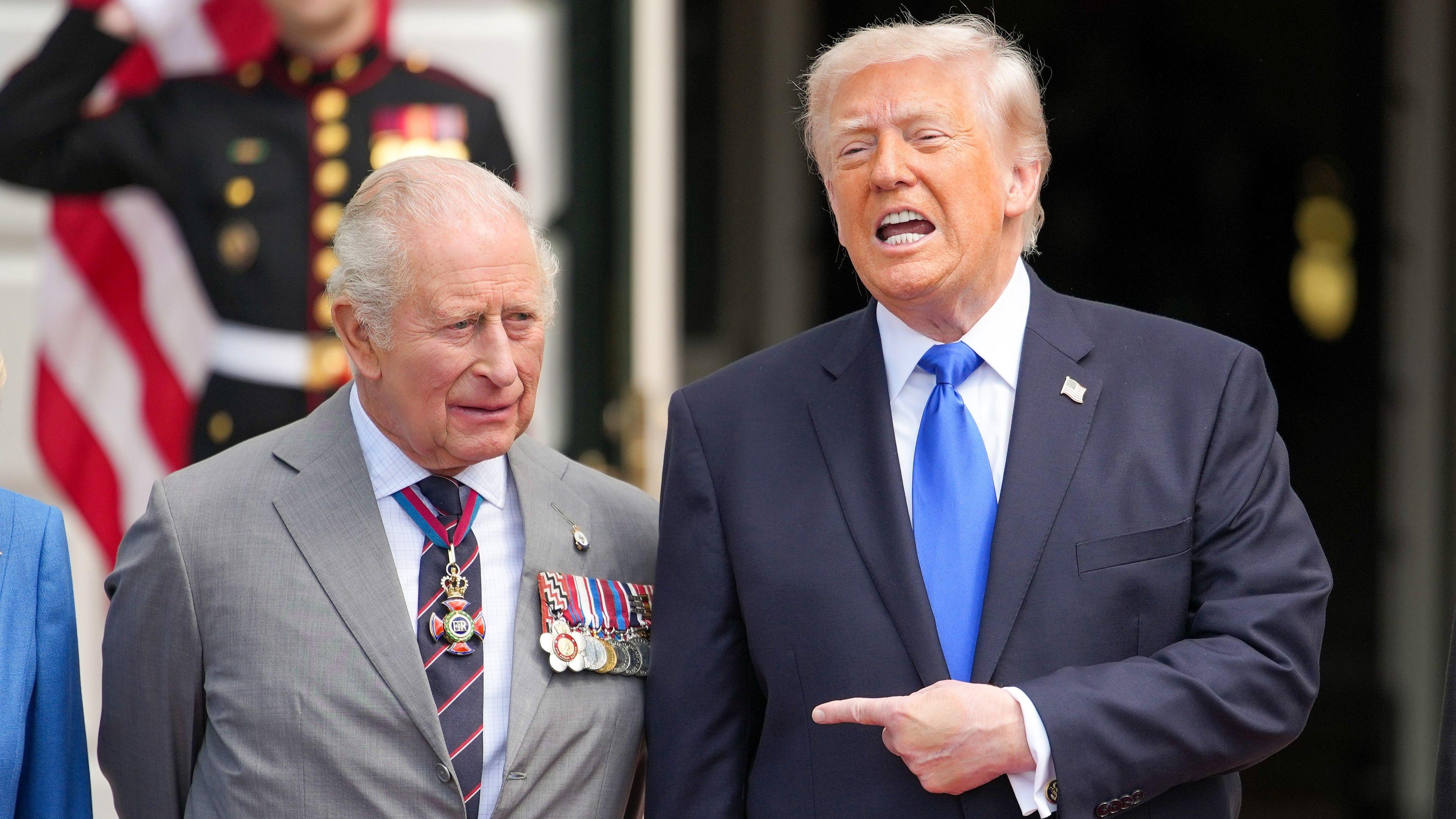 The greatest king in my book - Trump bids farewell to King Charles and Queen Camilla