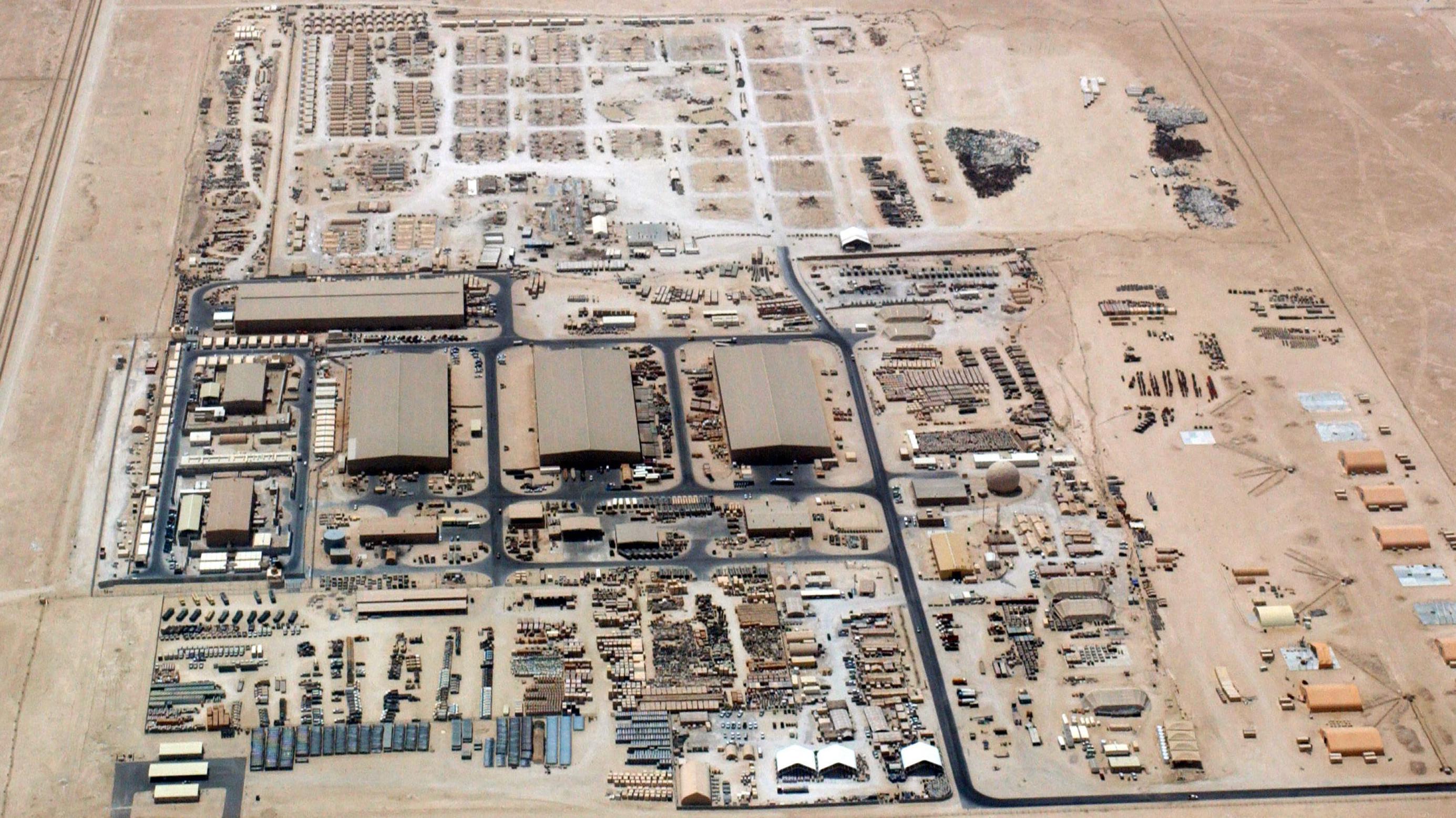 La base aérea estadounidense de Al Udeid en Qatar.