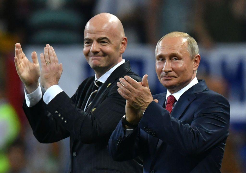 Infantino y Putin