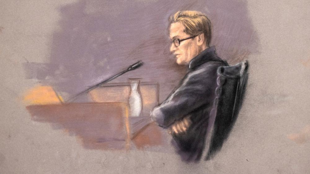Un dibujo de Marius Borg Høiby en su juicio en Oslo