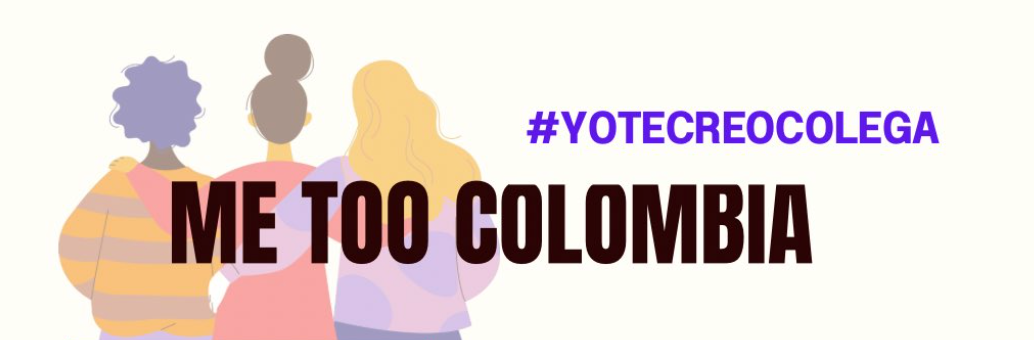 Imágen de la campaña adelantada por las periodistas colombianas