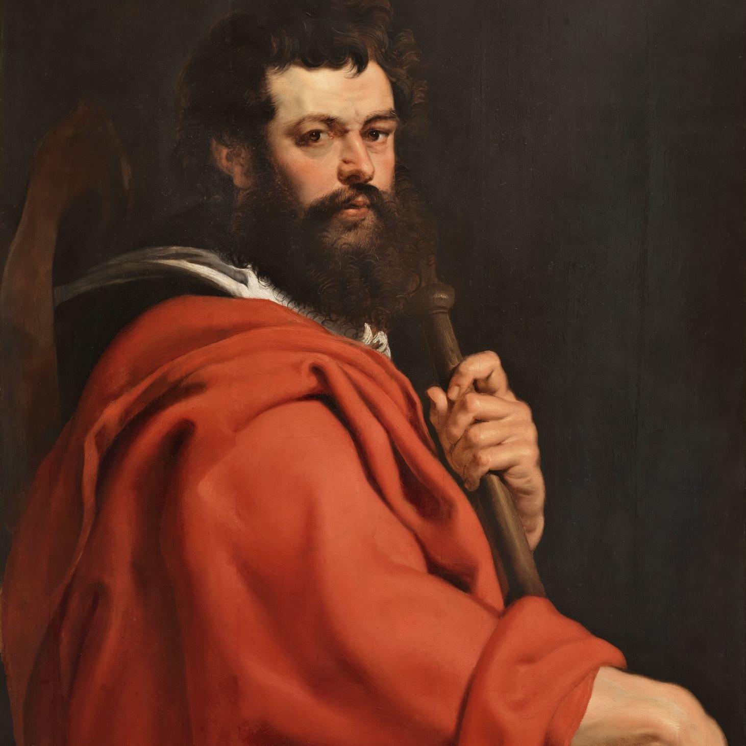 S&atilde;o Tiago, em imagem de Rubens, feita em 1612 - Dom&iacute;nio P&uacute;blico 