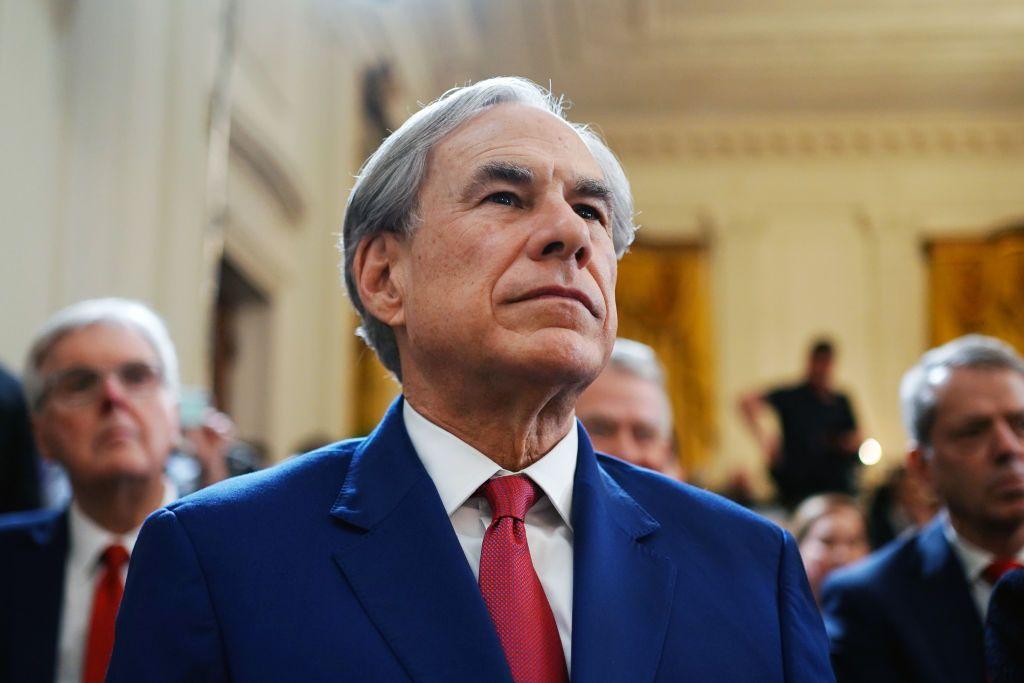 Retrato del gobernador de Texas en la Casa Blanca