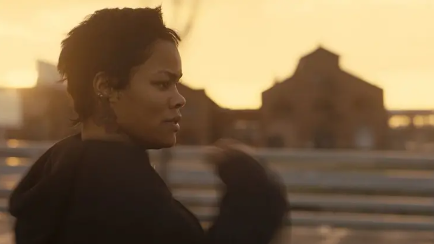 Teyana Taylor com Perfidia Beverly Hill en una escena de "Una batalla tras otra".