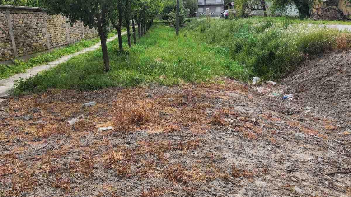 Zemljište tretirano totalom u naseljenom mestu