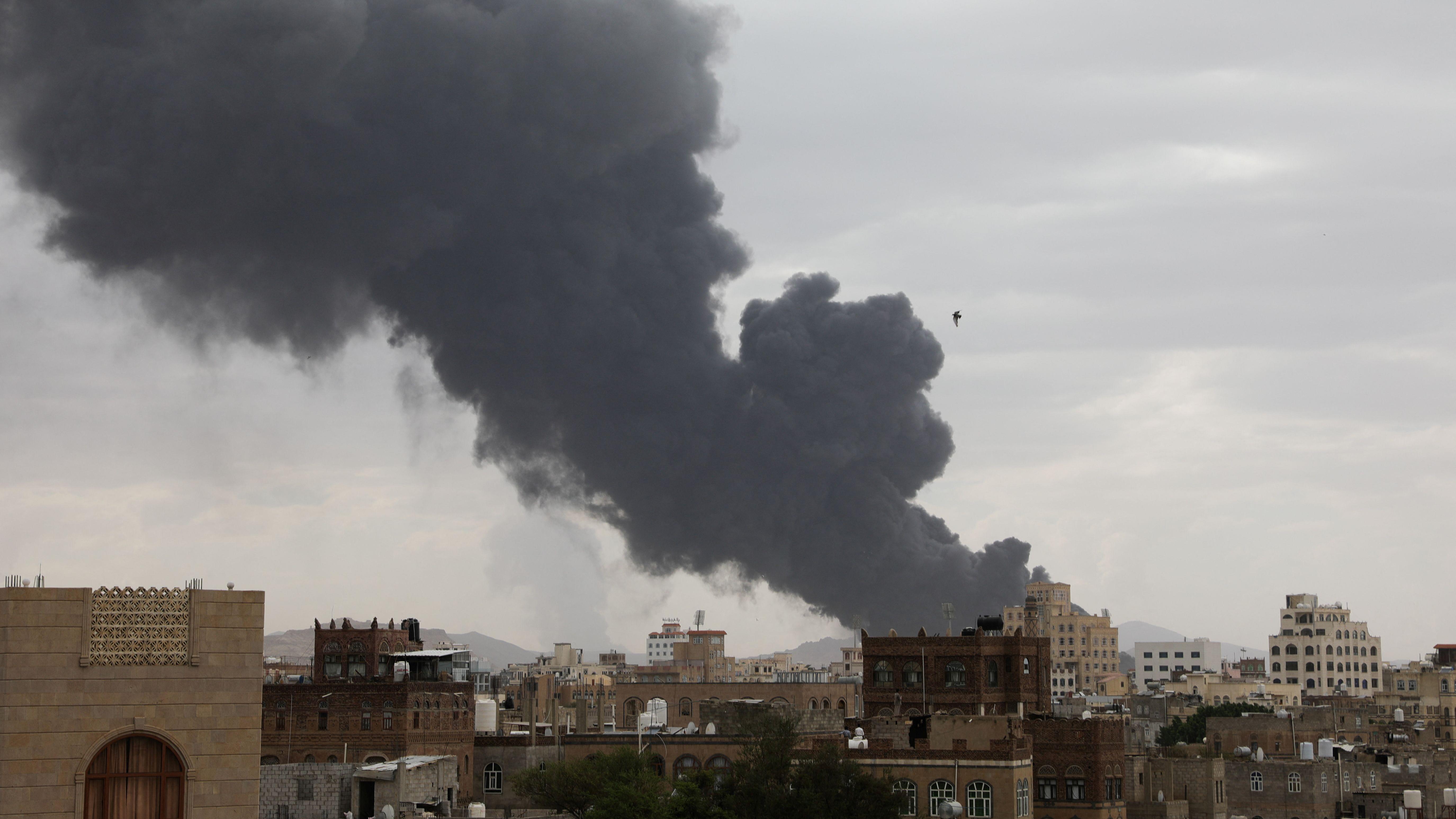 Israel strikes Yemens main airport in Sanaa