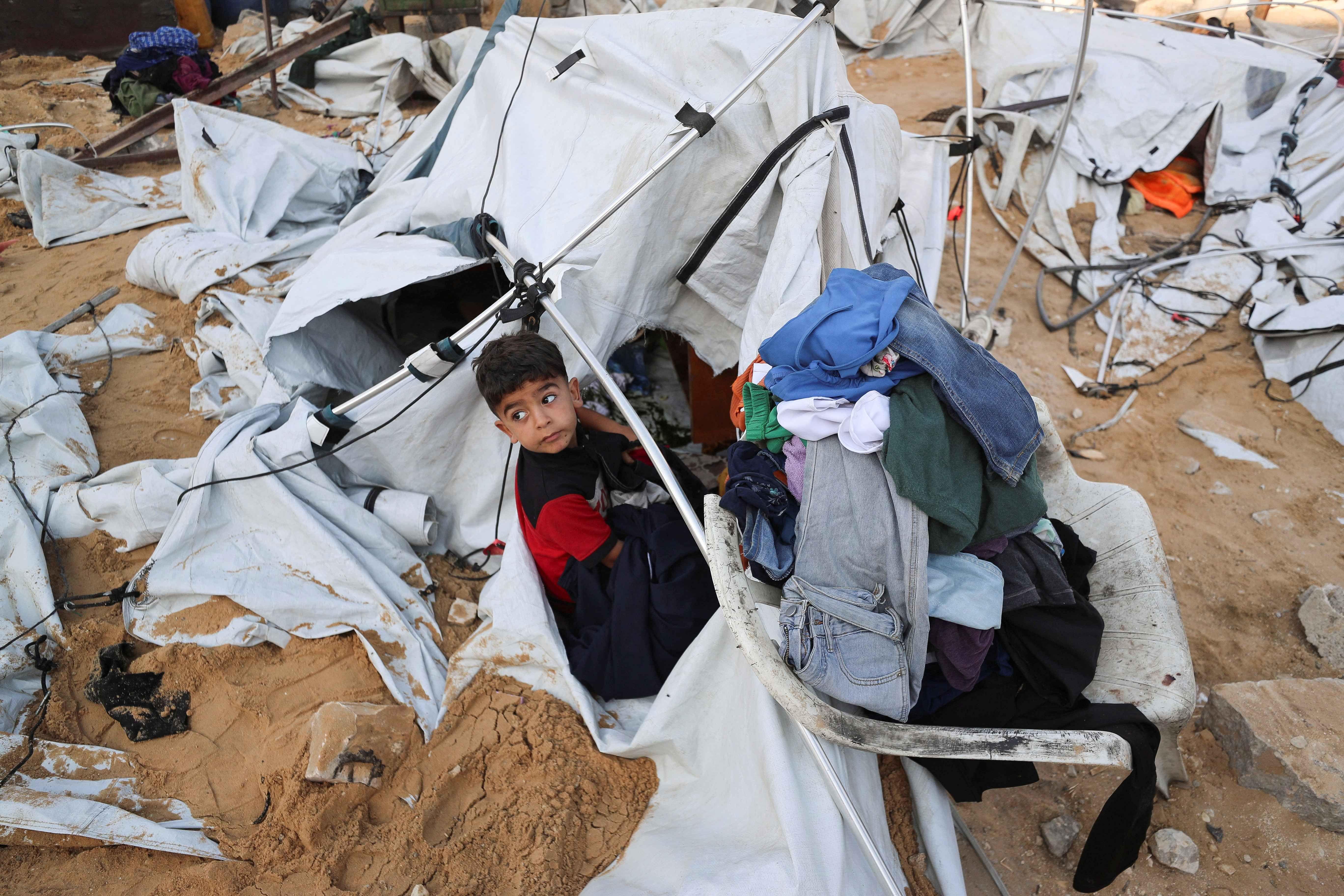 طفل فلسطيني