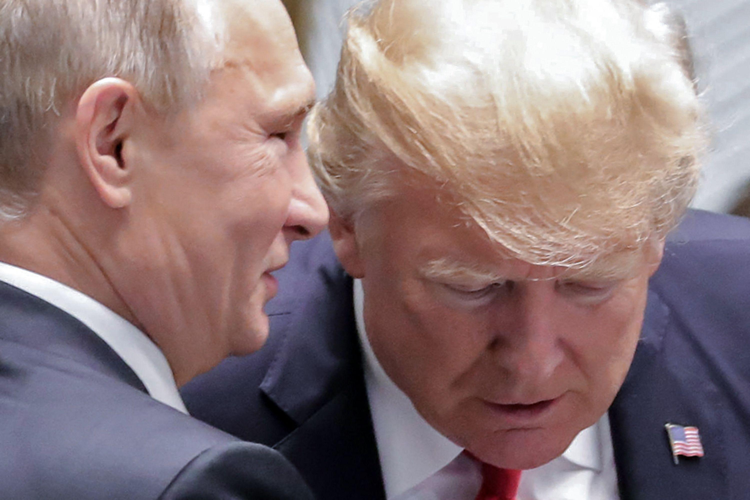 Trump e Putin em 2017