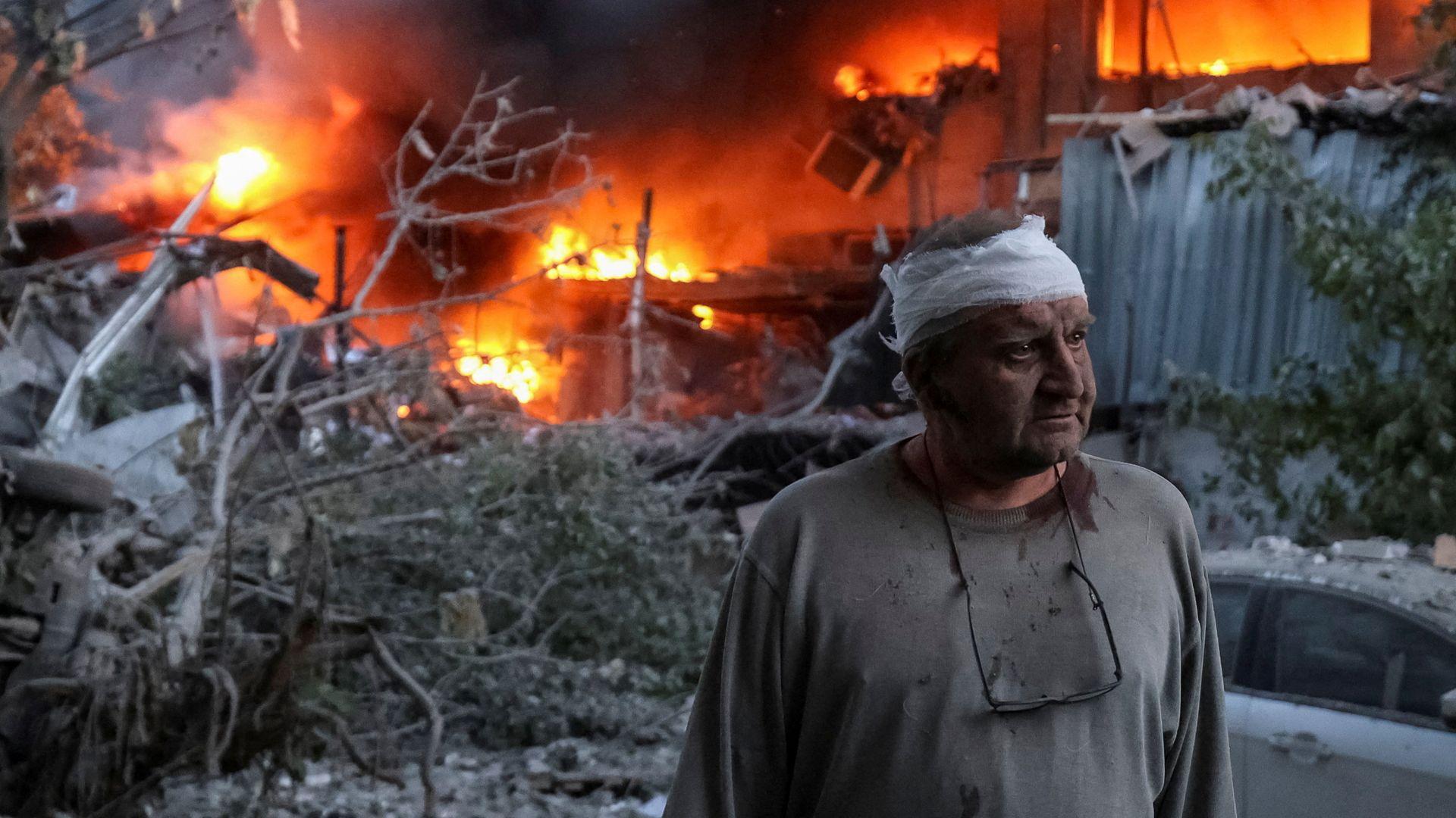 Ukraine rescuers pull dead from rubble after Russian strikes kill 18 people