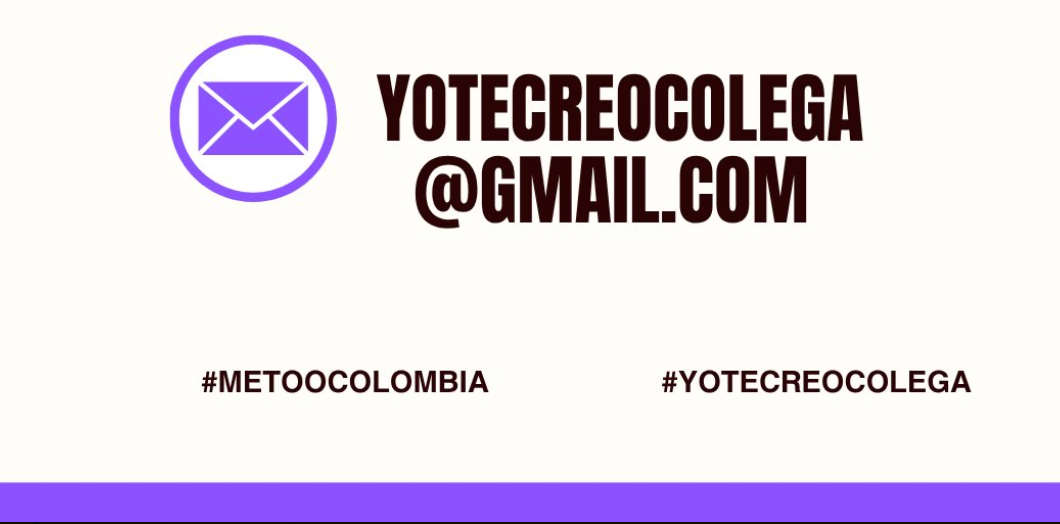 pieza grafica con el mail de la campaña