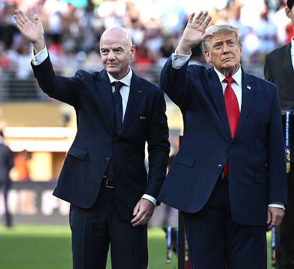 Trump and Fifa president