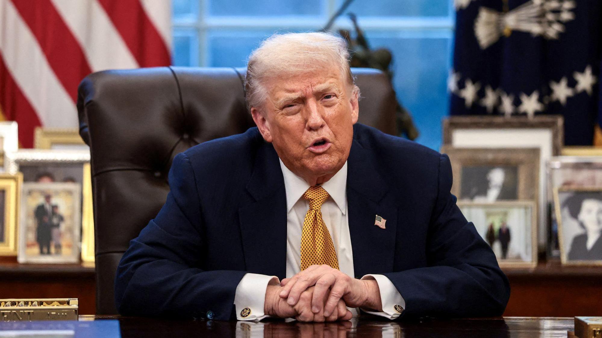 Trump says Iran has 'no plan' to execute protesters