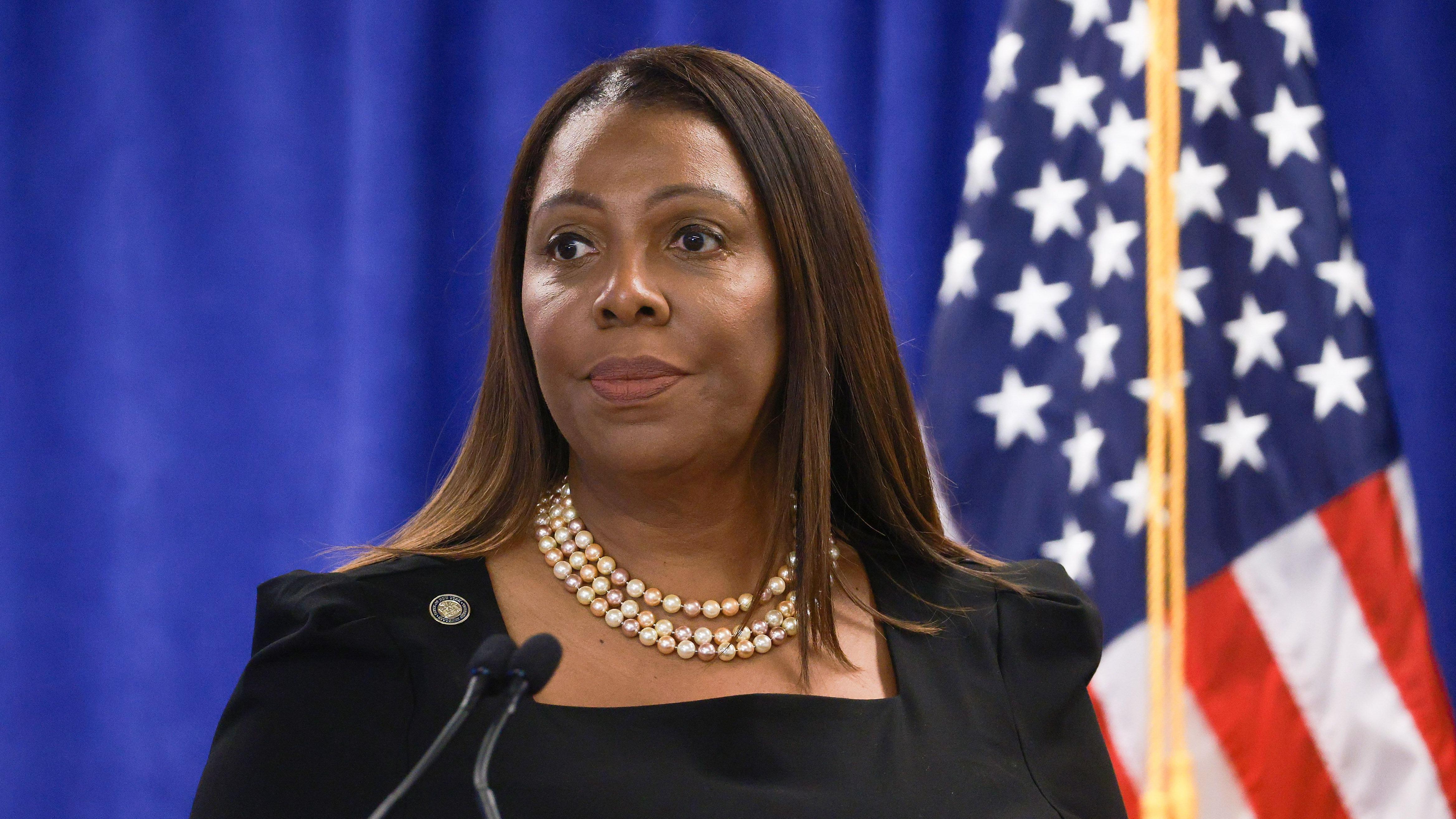 La Fiscal General del Estado de Nueva York, Letitia James.