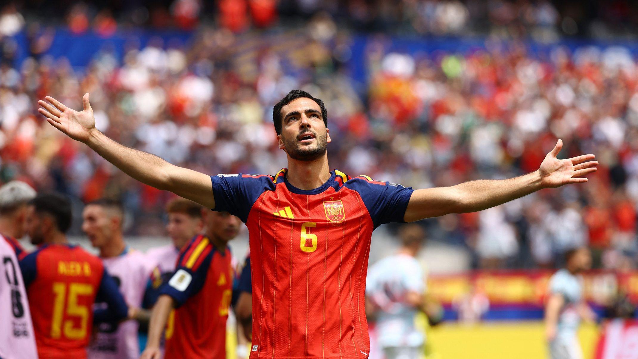 لاعب إسبانيا ميكل ميرينو