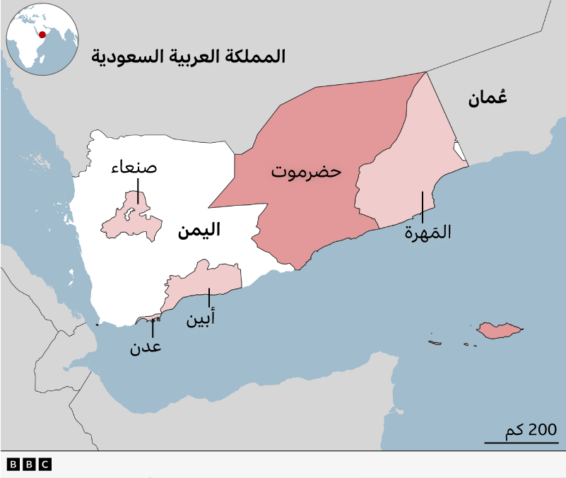 خارطة اليمن