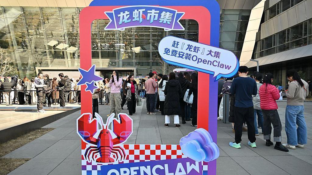 安裝「龍蝦」的活動，經常人滿為患。