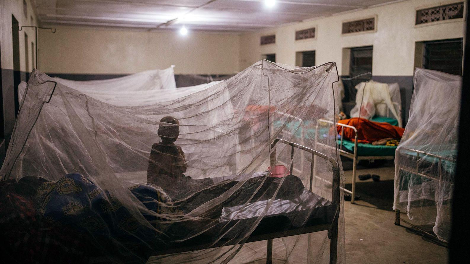 Camas en el hospital Amudat