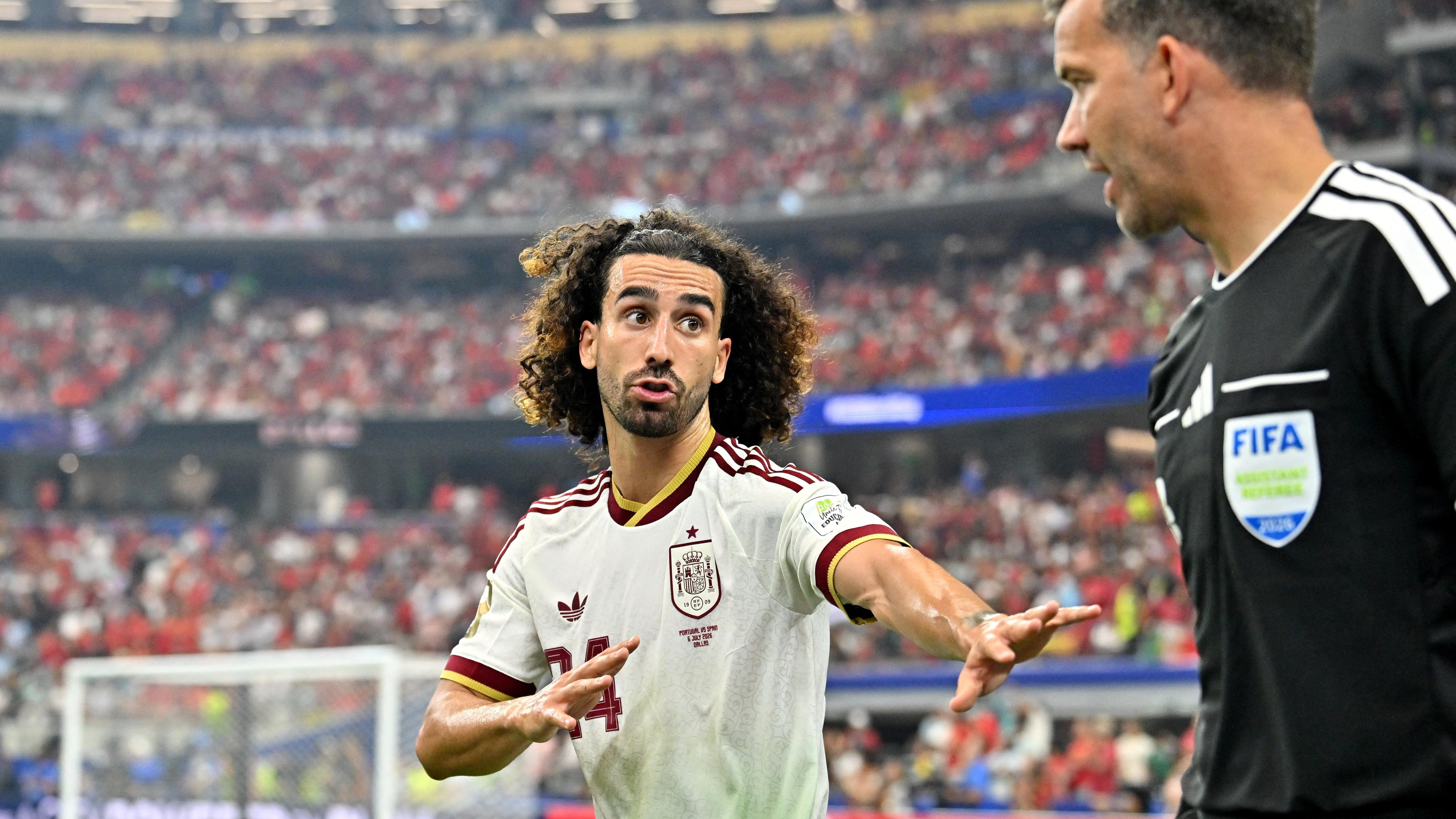 Watch as Mendes strikes crossbar for Portugal against Spain