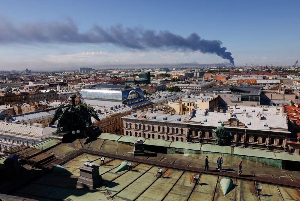 ukrajinski napad na Sankt Peterburg