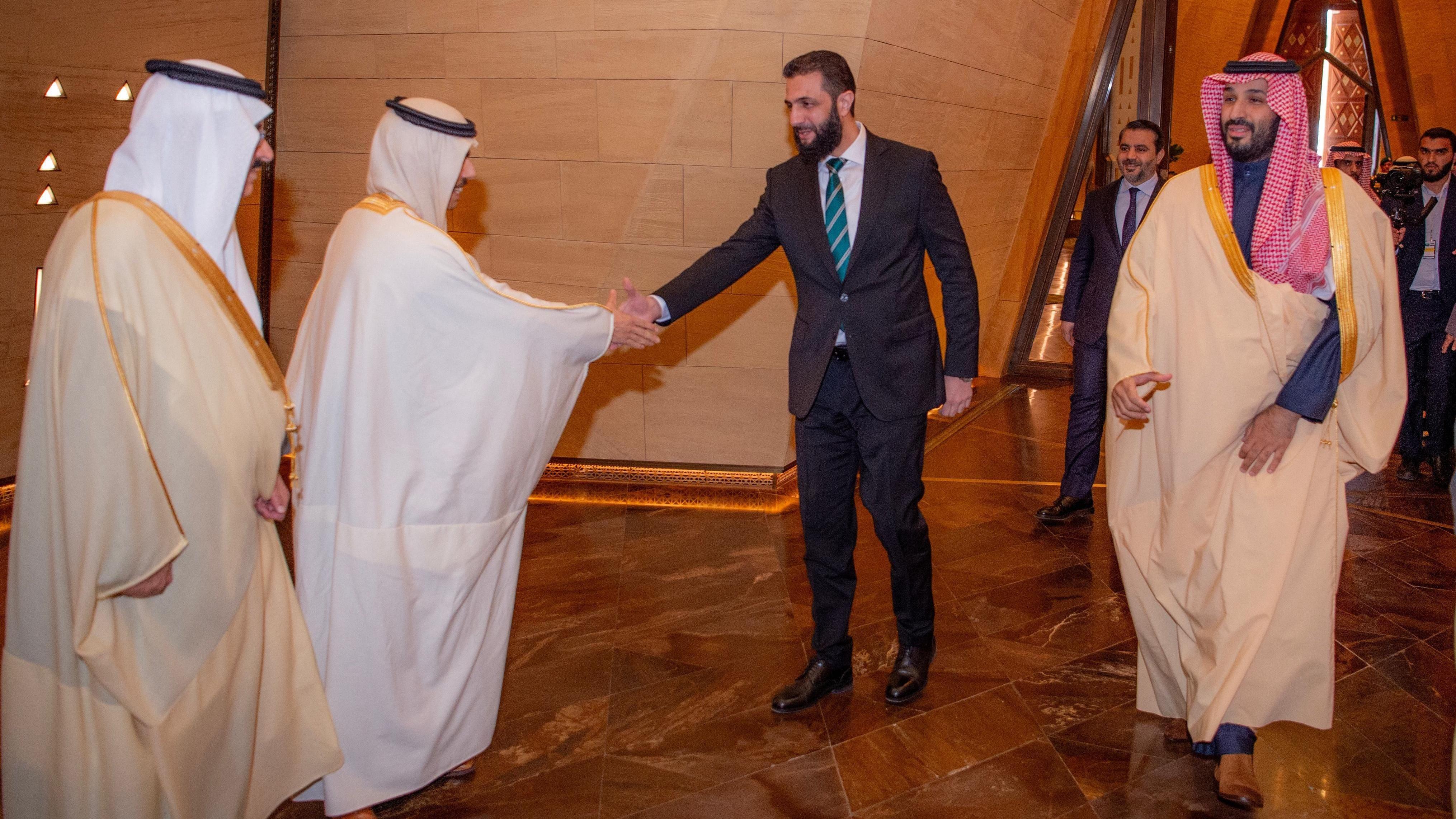 رئيس المرحلة الانتقالية في سوريا أحمد الشرع يزور العاصمة السعودية الرياض