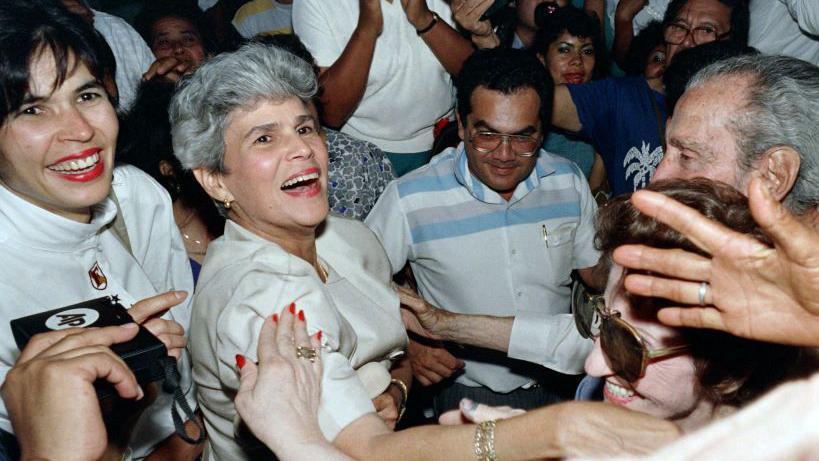 Violeta Barrios de Chamorro.