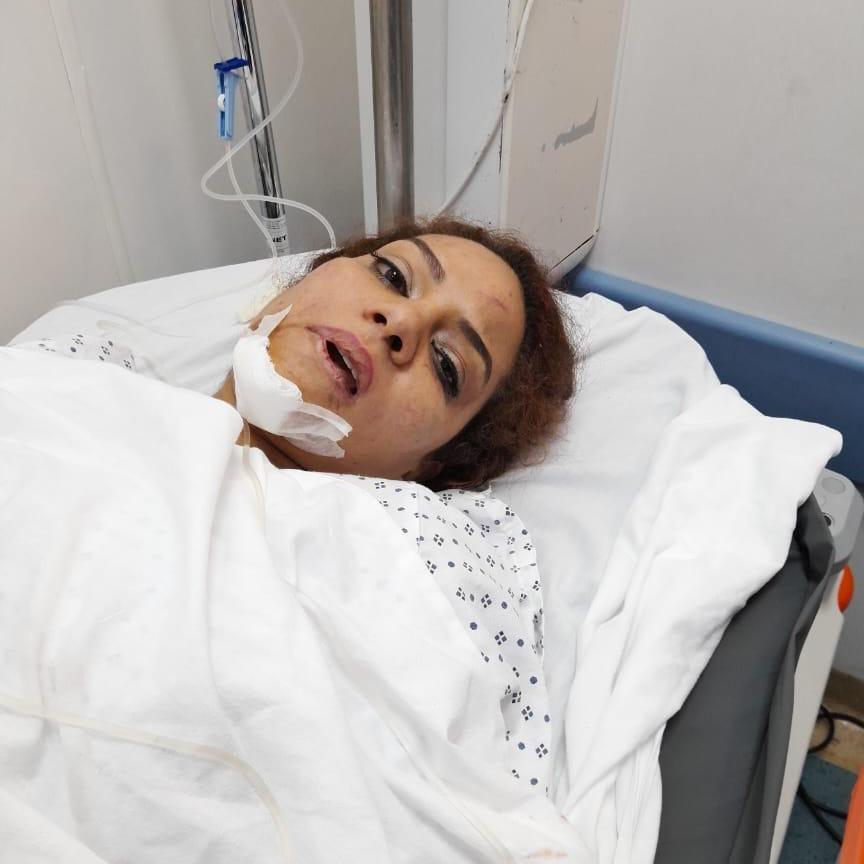 Ana María en el hospital