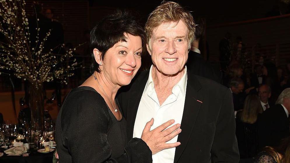 روبرت ريدفورد وزوجته الثانية، سيبيل سزاغارز