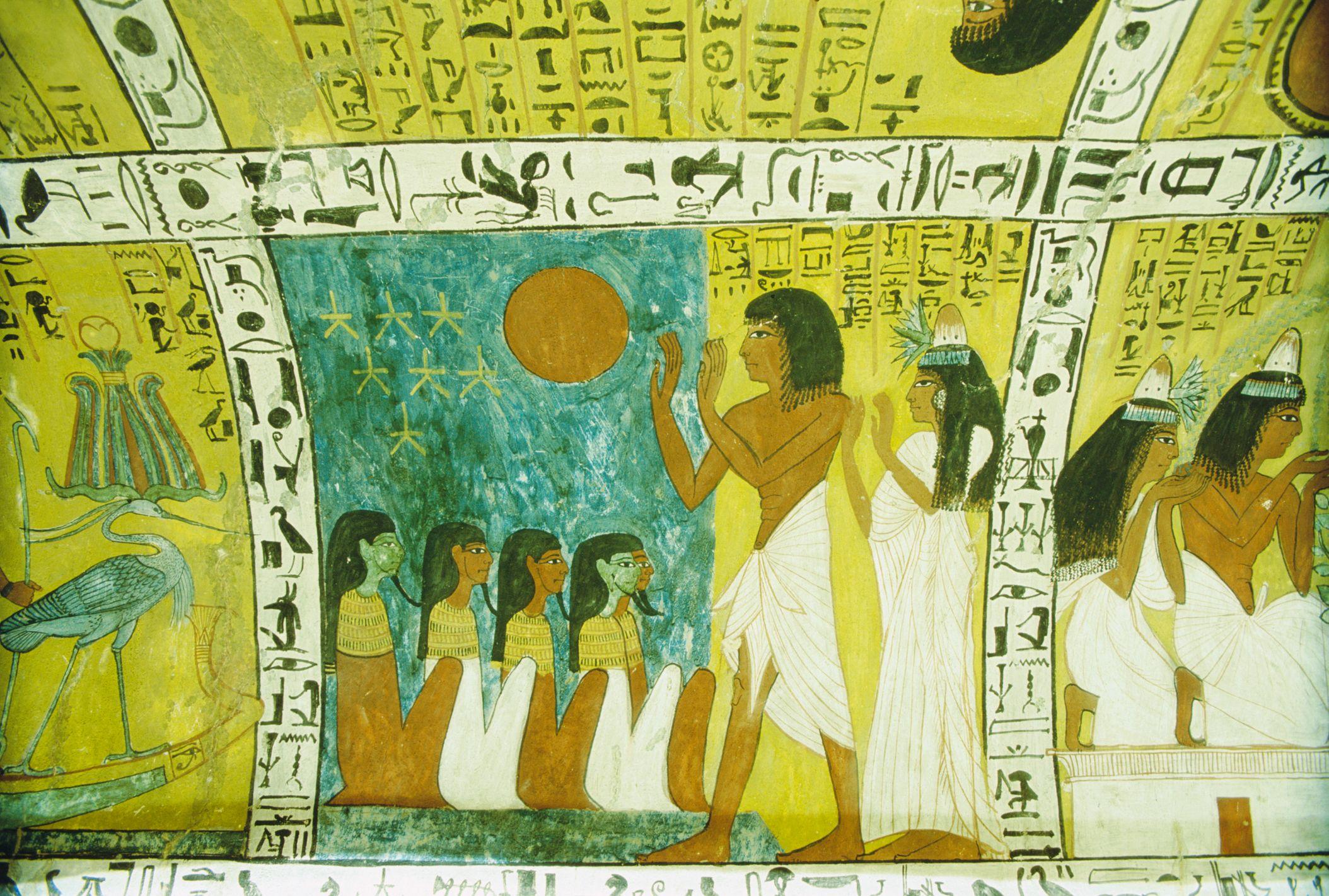 جدارية تعبد 