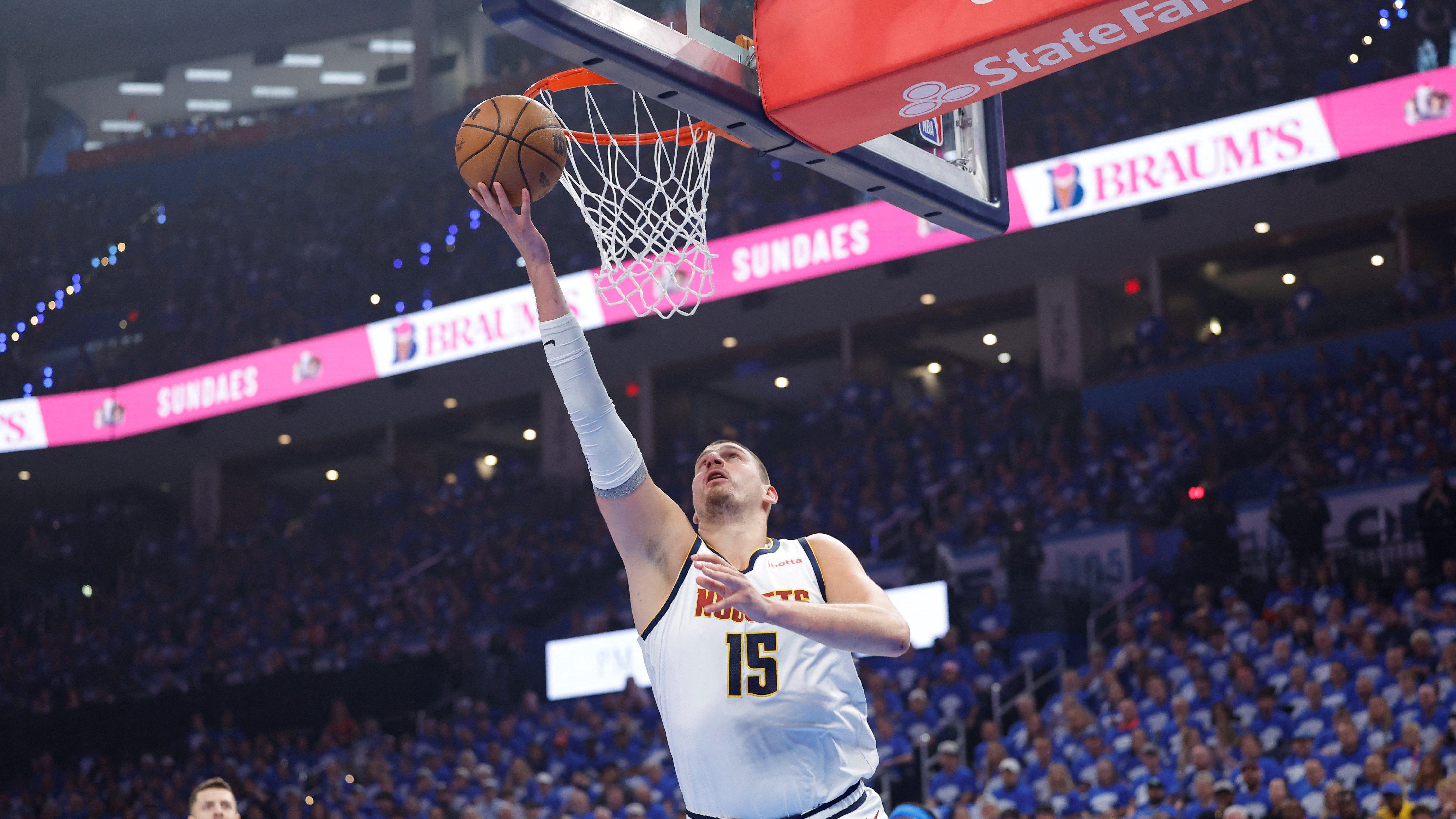 Nikola Jokić u sedmom meču serije protiv Oklahome, 18. maja 2025.