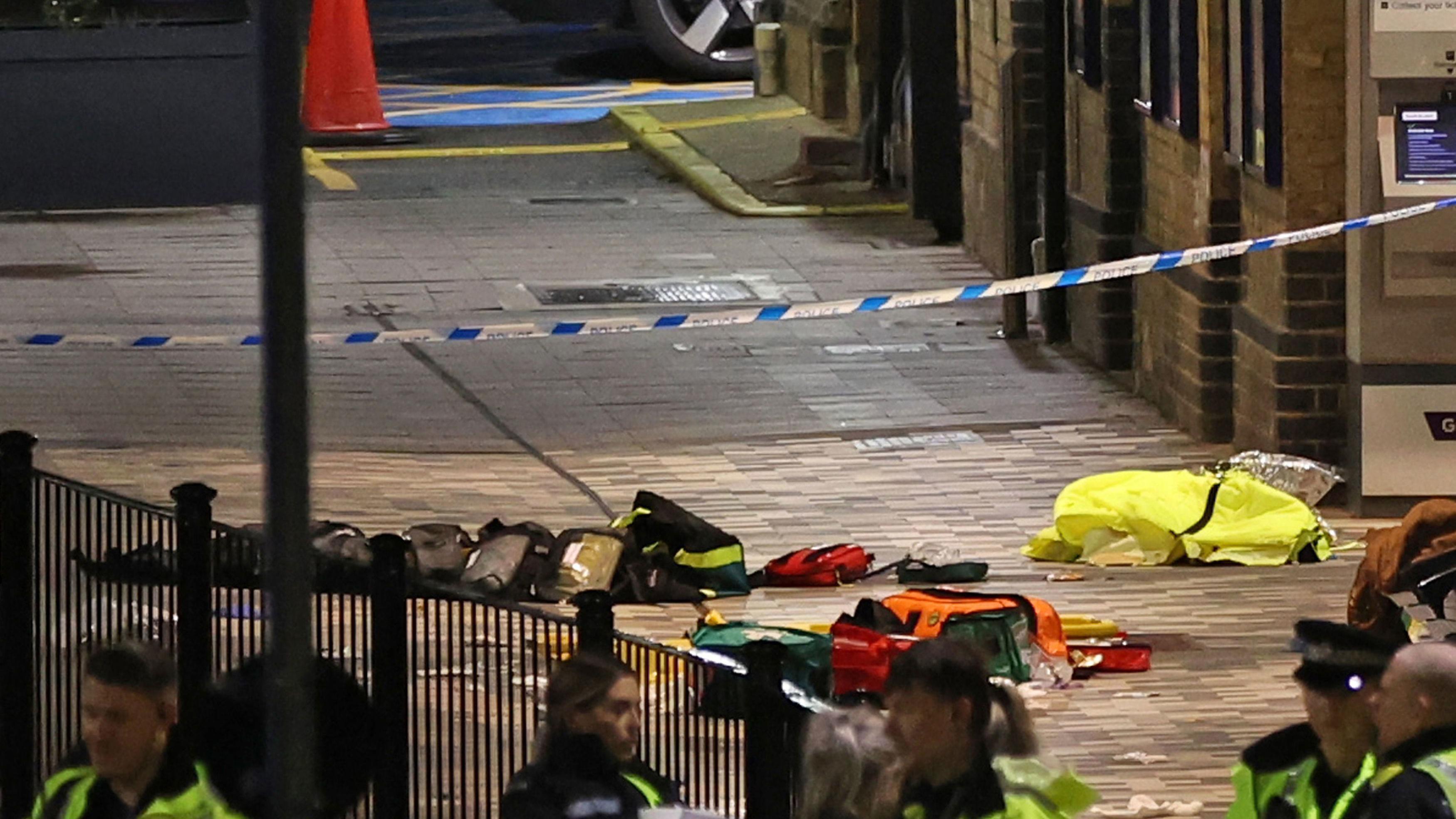 어수선한 사건 현장