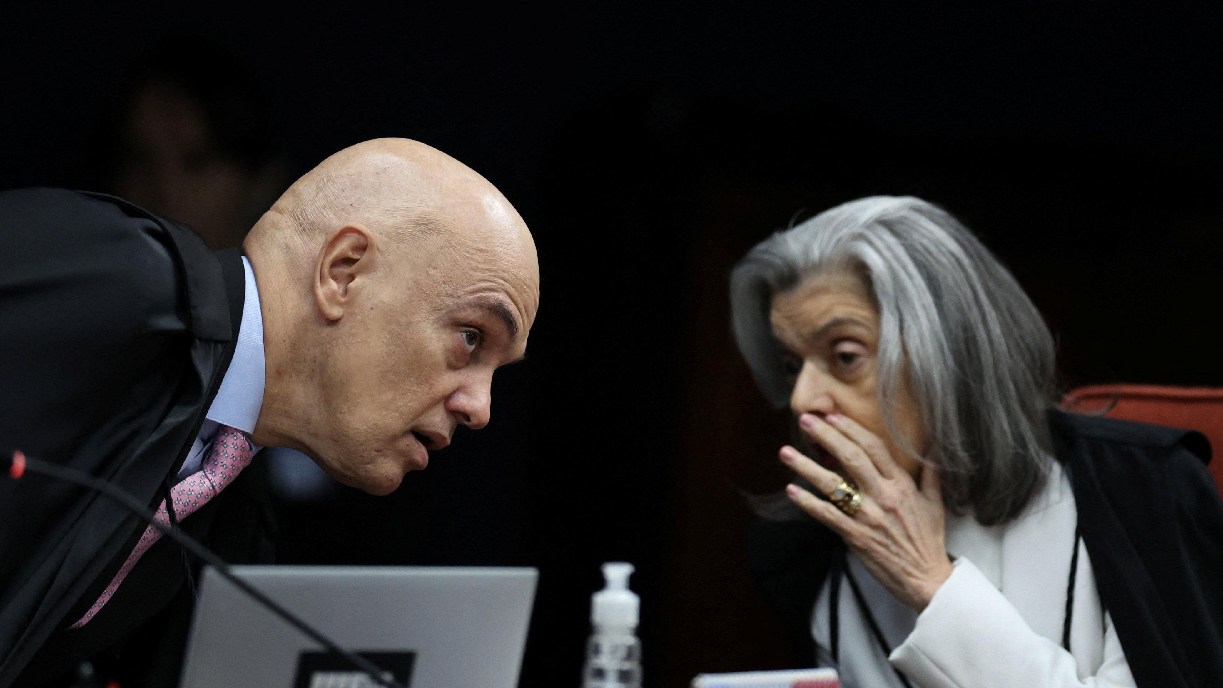 Alexandre de Moraes e Cármen Lúcia