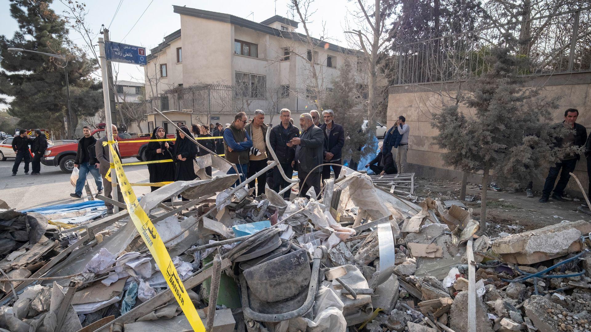 Israel hits Tehran with air strikes as Iranians mark Persian new year