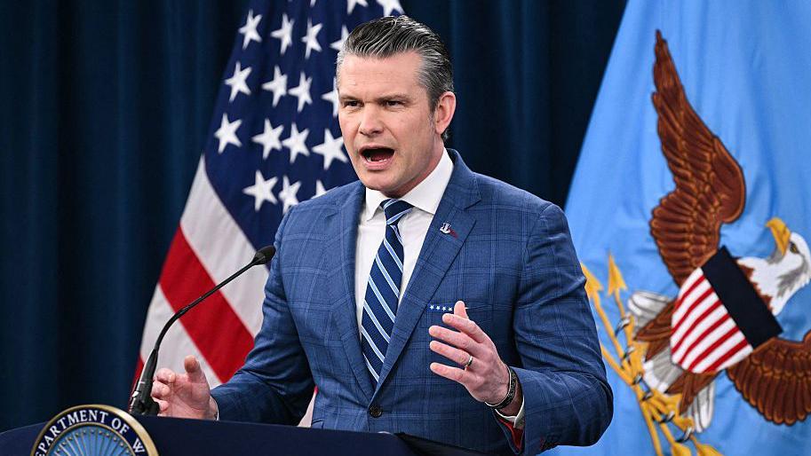 Hegseth speaking as Trump says US will work closely with Iran after two-week ceasefire agreed