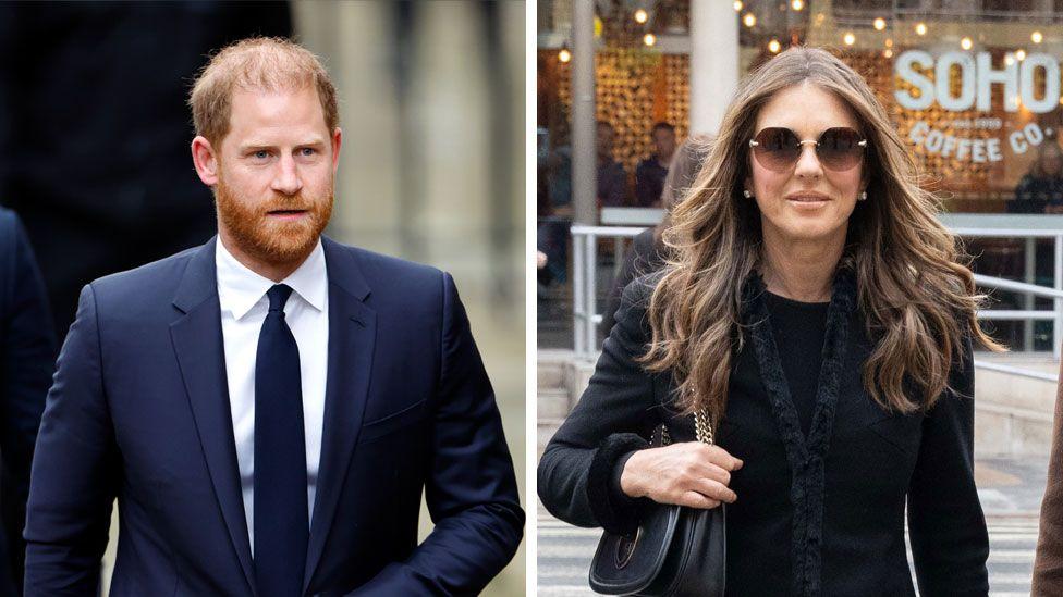 Prince Harry and Liz Hurley in court to hear allegations about Mail groups private investigators