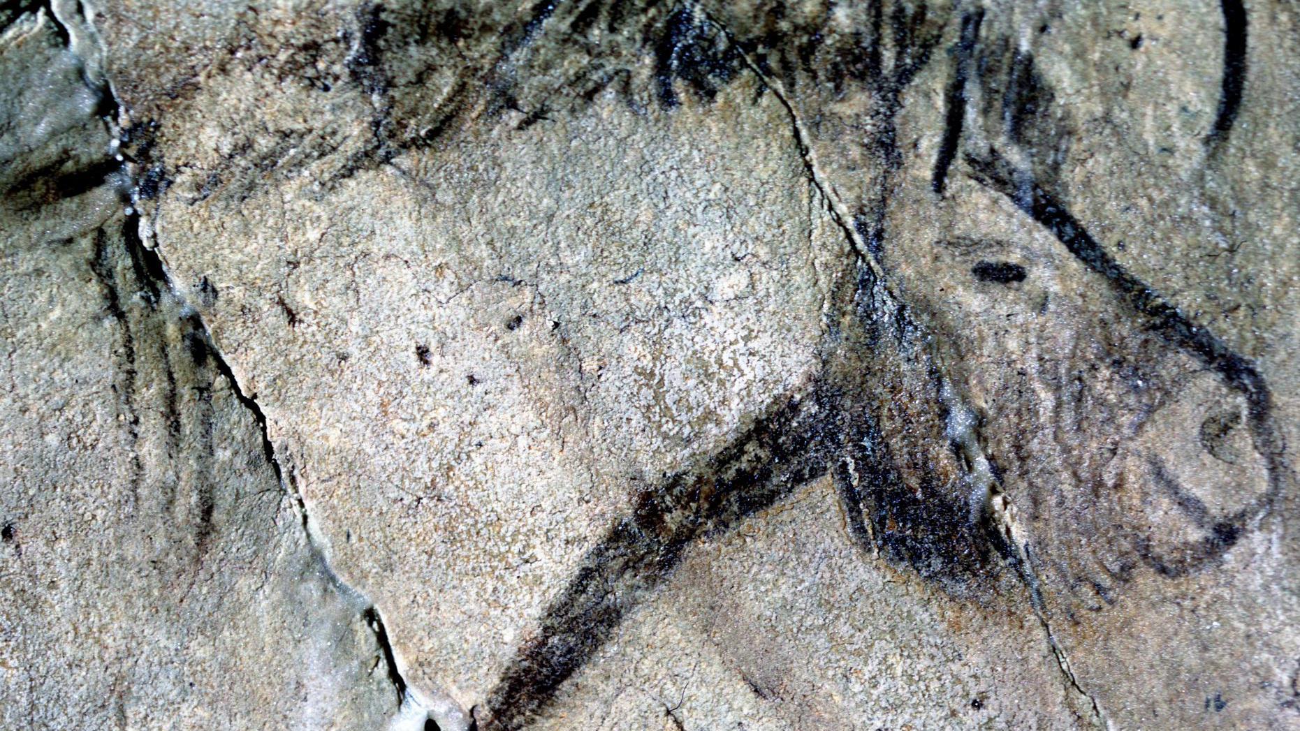 Desenho feito por ca&ccedil;adores-coletores, 15 mil anos atr&aacute;s
