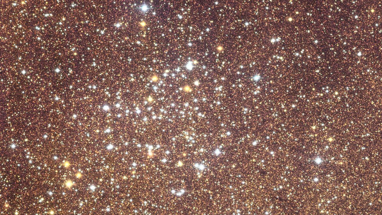 Un cúmulo estelar abierto, captado por el telescopio Euclid